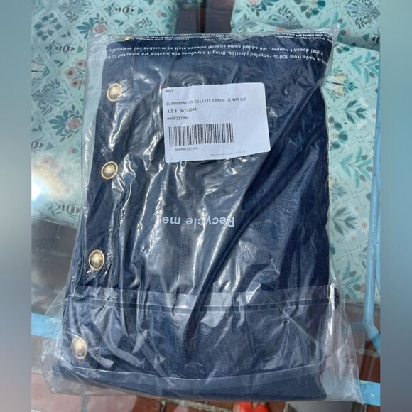 Reformation Celeste Denim Maxi Dress NWT - Picture 5 of 10